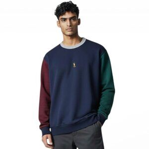Polo Ralph Lauren Crew Sweatshirt Men's Size 4XB Embroidered Pony Multicolor NWT